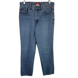 Vintage Esprit 100% Cotton Medium Wash Straight Leg High Rise Denim Jeans Size 9